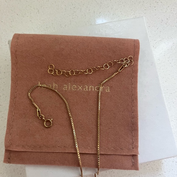 Leah Alexandra Gold Pendant Necklace - Picture 6 of 6
